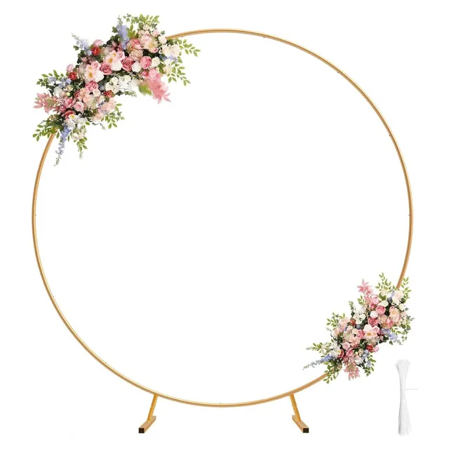Chamvis Round Backdrop Stand 7.2 ft — T-Support