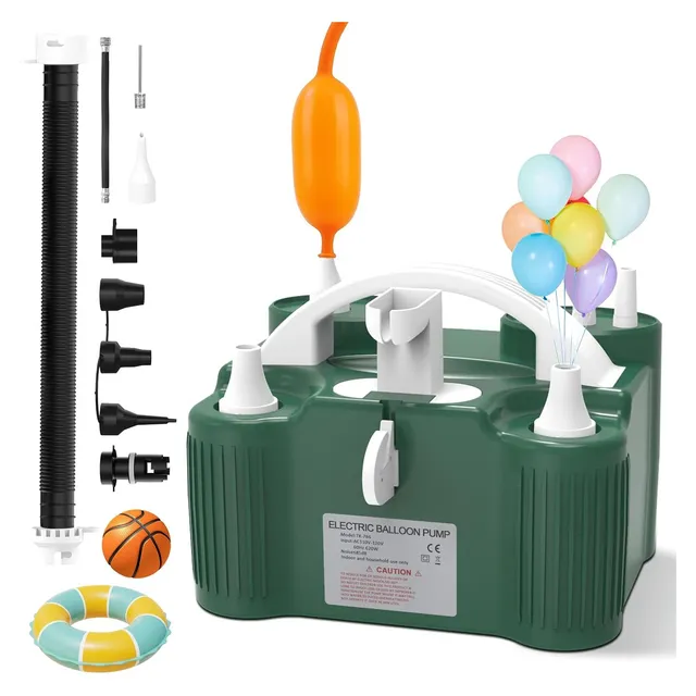Chamvis Dual-Motor Balloon Pump — Green